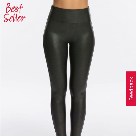 SPANX Pants - NWT Spanx Faux Leather Leggings
